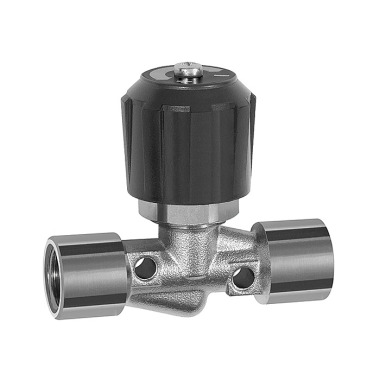 Riegler Needle valve, Nickel-plated brass, IT/IT, Rp 1/2, DN 8 136229