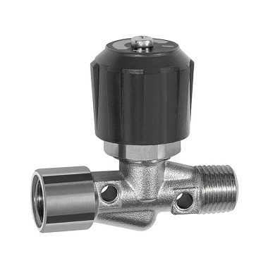 Riegler Needle valve, nickel-plated brass, IG/AG, Rp/R 1/8, DN 4 136234