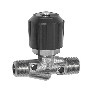 Riegler Needle valve, Nickel-plated brass, ET/ET, R 1/2, DN 8 136241