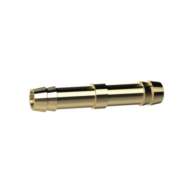 Riegler Double hose nozzle, for hose LW 4 mm, brass, L=45mm 136262