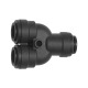 Riegler Y-connector POM, for hose outer diameter 4 mm 136488