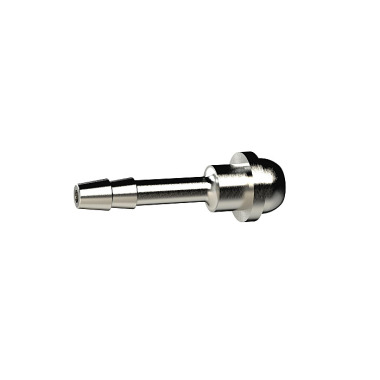 Riegler Hose nozzle with ball nipple, for hose LW 6, nickel-plated brass. 136655