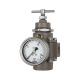 Riegler Stainless steel cast pressure regulator, 1.4401, BG 1, G 3/8, 0.4 - 4.0 bar 137325