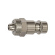 Riegler Nipple for couplings I.D. 7.2 - I.D. 7.8, Steel, for hose 8x6 141539