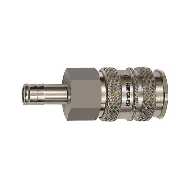 Riegler Quick-connect coupling I.D. 10, Steel/nickel-plated brass, I.D.10 141559