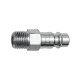 Riegler Nipple for swing safety couplings I.D. 7.2, Steel, G 1/4 ET 141668