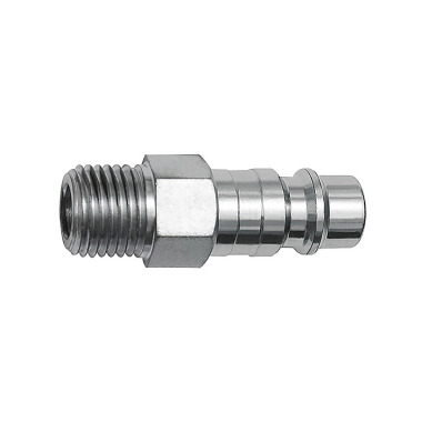 Riegler Nipple for swing safety couplings I.D. 7.2, Steel, G 3/8 ET 141669