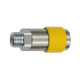 Riegler Captive swivel safety coupl. I.D. 6, ISO 6150 C, G 1/4 ET, yellow 141862