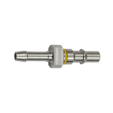 Riegler Captive plug-in connector I.D.6, ISO 6150 C, Sleeve I.D.8, yellow 141870