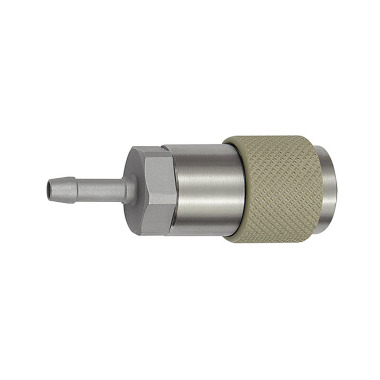 Riegler Captive swivel safety coupling I.D. 6, ISO 6150 C, I.D. 6, gray 141877