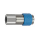 Riegler Unv. rotary safety coupling NW 6, ISO 6150 C, G 1/4 IG, blue 141885