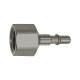 Riegler Nipple f. couplings I.D. 6, ISO 6150 C, Stainless steel, G 1/8 IT 141940