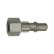 Riegler Nipple f. couplings I.D. 8, ISO 6150 C, Stainless steel, G 1/8 IT 141965