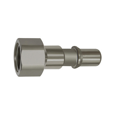 Riegler Nipple for couplings NW 8, ISO 6150 C, stainless steel, G 1/4 IG 141966