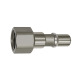 Riegler Nipple f. couplings I.D.11, ISO 6150 C, Stainless steel, G 3/8 IT 141988