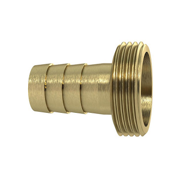 Riegler 1/3 Tube fitting G1/2x10 taper seat, without collar lightw.,Brass 146142