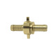 Riegler 3/3 Tube fitting G3/4x13 swivel nut, taper seat NBR O-ring Brass 146200