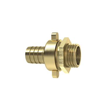 Riegler 3/3 standpipe connection, G1 1/4AGx32, nut 1 1/2 flat, light, MS 146224