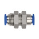 Riegler Bulkhead connector »Blue Series« mini, M8x0.75, hose Ø 3 148868