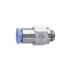 Riegler Straight Check valve »Blue Series«, Thread to hose, M5 o. 151490