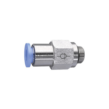 Riegler Straight check valve »Blue Series« threaded hose, G 3/8 a. 151496