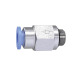 Riegler Straight check valve »Blue Series« hose thread, M5 a. 151509