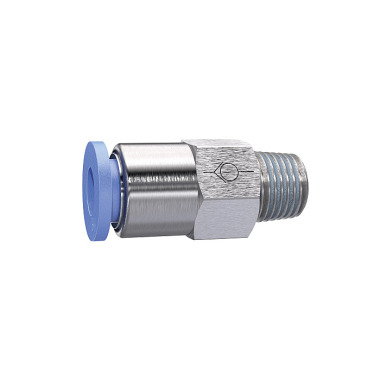 Riegler Straight check valve »Blue Series« hose thread, R 1/8 a. 151519