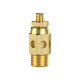 Riegler Silencer, sintered bronze, brass housing, adjustable, G1/8 156513