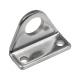 Riegler Foot fastening, ISO6432, Piston Ø 8-10, galvanised steel, 1 piece 156763