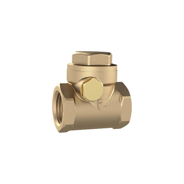 Riegler Check valve, DN 20, brass, G 3/4, PN max. 16 bar 158065