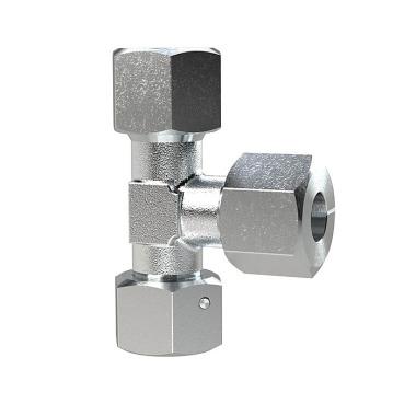 Riegler Adjustable L-screw connection, pipe outer diameter 8, galvanized steel 159033