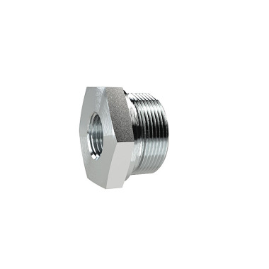 Riegler Long change reducer, G 1/2 a., G 1 1/4 i., galvanized steel 159101