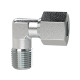 Riegler Elbow screw-in fitting, M12x1.5a., pipe A-Ø6, galvanized steel. 159200