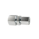 Riegler Straight reducing fitting, pipe outer diameter 8/6 mm, galvanized steel 159316