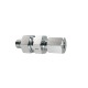 Riegler Check valve, G1/8a, pipe OD 6mm, PN max. 250, galvanized steel 159450