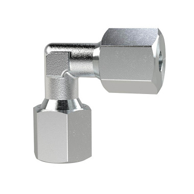 Riegler Elbow screw connection, pipe outer diameter 25 mm, galvanized steel 159707