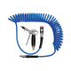 Riegler Typhoon spiral hose gun set, PU hose ø 10x6.5, max. 3 m 159861