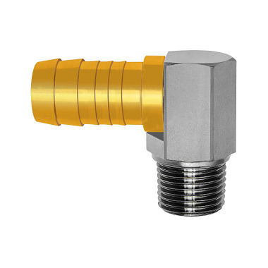 Riegler Angled threaded connector 90°, R 1/2 ET, Hose connection 19 mm 179333