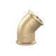 Riegler Elbow, 45°, internal/internal, G 1/2, pressure 16 bar, brass bare 194116