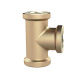 Riegler T-piece, 3x interior thread, G 1/4, 16 bar, bright brass 194122