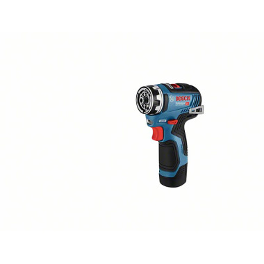 Bosch Akku-Bohrschrauber GSR 12V-35 FC, mit 2 x 3.0 Ah Li-Ion Akku, 4 Aufsätze, L-BOXX 06019H3000