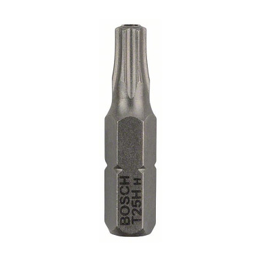 Bosch Security-Torx-Schrauberbit Extra-Hart T25H, 25 mm, 2er-Pack 2608522012