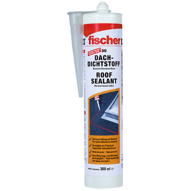 Fischer Dach-Dichtstoff DD 310 ml schwarz 053127