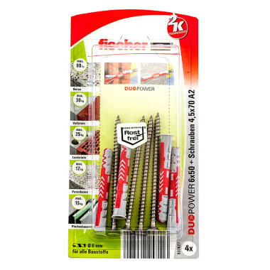 Fischer DUOPOWER 6x50 S A2 K (4) 537627