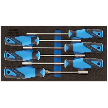 GEDORE Socket spanner set in check tool module 1500 CT1-2133