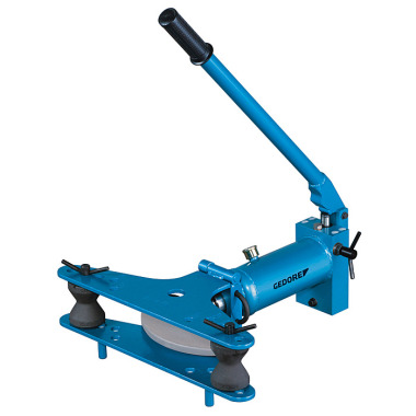 GEDORE Tube bending device, hand-hydraulically operated, hinged bending frame 4644060