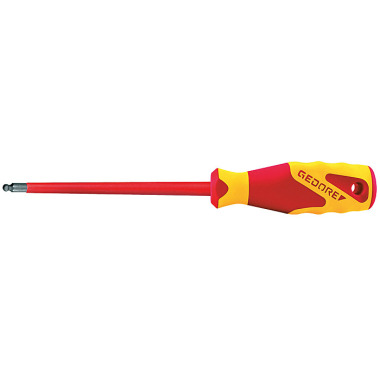 GEDORE VDE Screwdriver, ball end, 5 mm 2824515