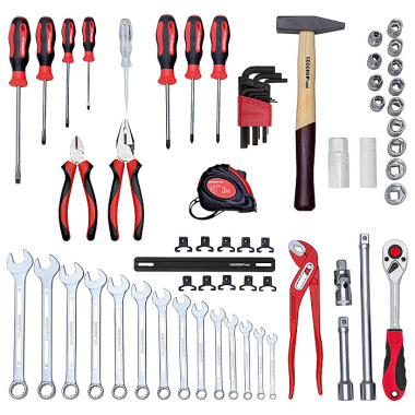 GEDORE red tool set SCHRAUBER in tool case 57 pcs R21650057