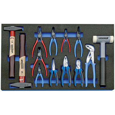 GEDORE Tool assortment in check tool module, 13 pcs 2005 CT4-8000