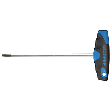 GEDORE Screwdriver with 2C T-handle, internal TORX T5 2142 TX T5